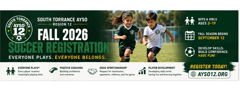 Fall Registration Open